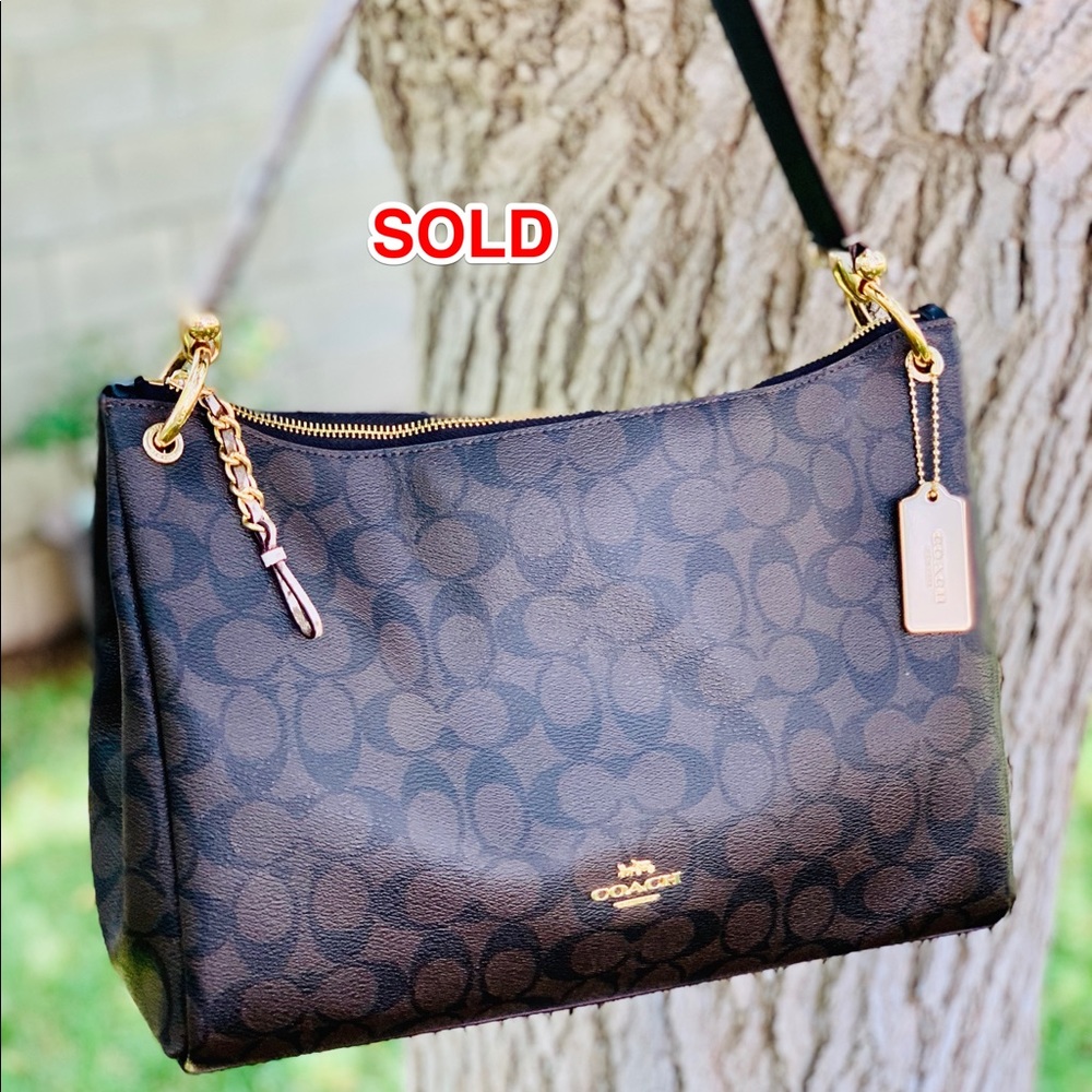 Coach Mia SnakeSkin Shoulder Bag